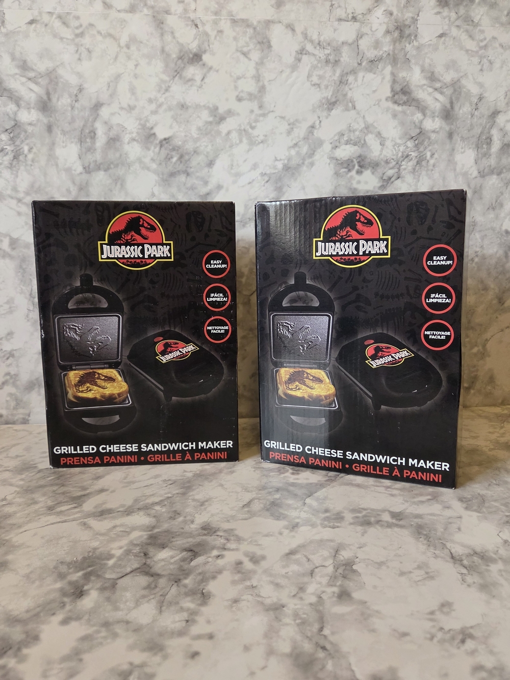 Jurassic Park Black Grilled Cheese Sandwich Maker